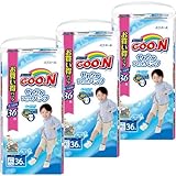 【ケース販売】グーン やわらかフィットパンツ BIGより大きいサイズ 男の子 36枚入×3個(108枚入)
