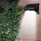 ILS - 46 LED Solar Sensor Security Flood Motion Light Waterproof Outdoor Garden Wall Lamp