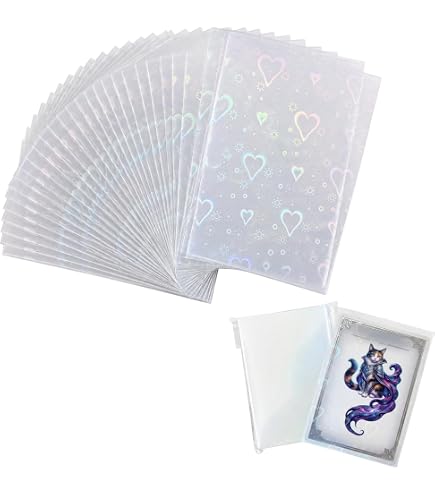 Amazon.co.jp: EMERSPRING カードスリーブ 半透明 キラキラ 星柄