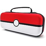 Yullmu Nintendo Switch用ケース モンスターボール用保護カバー付 ガラスフィルム付 任天堂スイッチケース EVA 耐衝撃全面保護 ポケットモンスターボール収納 カード9枚 充電器収納