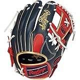 ローリングス(Rawlings) 野球用 グラブ グローブ 大人用 軟式用 HYPER TECH COLOR SYNC [内野手用] サイズ11.25 GR3FHTCN62 ネイビー/スカーレット ※右投げ用