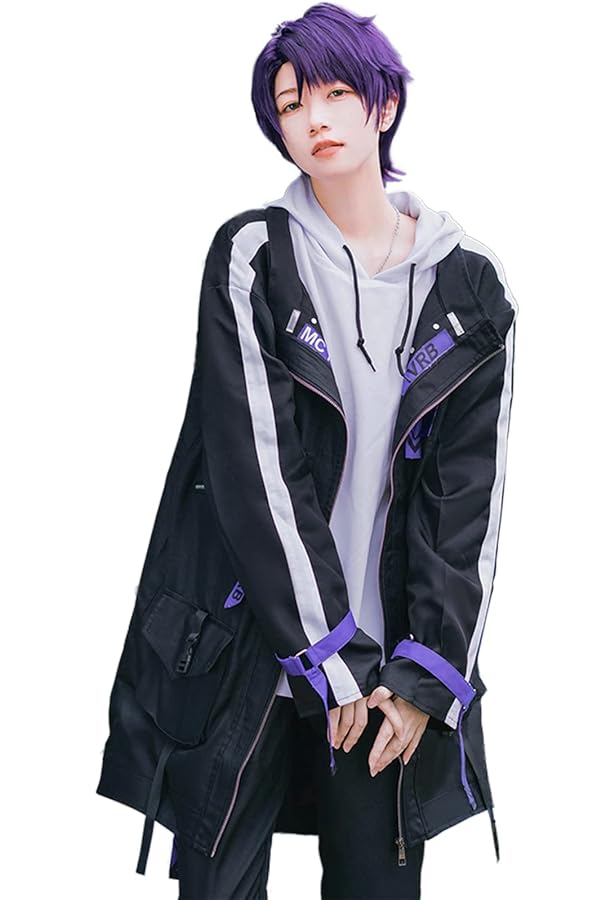 Amazon.co.jp: [楽コス] 剣持刀也 コスプレ衣装 ネックレス付き 全