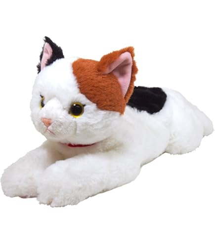 Amazon.co.jp: 三毛猫 ぬいぐるみ 50cm ネコ 猫 抱き枕 リアル 生々