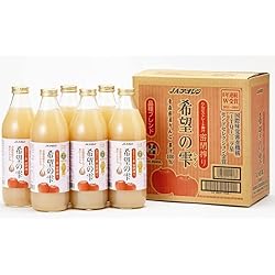 JAアオレン 希望の雫 りんごストレート果汁　1リットル 10本入り Amazon.co.jp: JAアオレン 希望の雫 りんごジュース(青森県産リンゴ