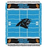 NFL Carolina Panthers Field Woven Jacquard Baby Throw Blanket 36x46-Inch [並行輸入品]