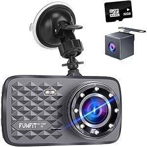 【1296PフルHD高画質 & タッチパネル式 & 2020最新版】 ドライブレコーダー 前後カメラ 32Gカード付き 1800万画素 170度広角視野 4インチ大画面 LED信号機対策 高速起動 高温保護 赤外線暗視 WDR搭載 防犯カメラ 駐車監視 動体検知 G-sensor機能 スーパーナイトビジョン ループ録画