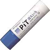 トンボ鉛筆 スティックのり 消えいろピット G PT-GC 青 本体サイズ:31x115mm/容量約40ｇ/66g