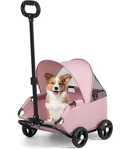 Amazon | NYHGOXM ペット用ベビーカー 折りたたみ式 犬用