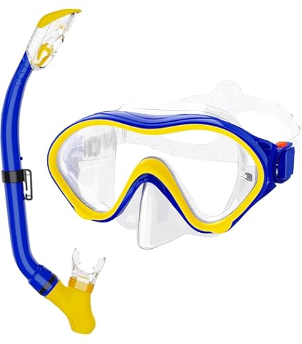 Amazon | シュノーケルセット大人用シュノーケリングギア漏れ防止