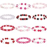 Zifengcer Kids Bracelet for Girls Princess Bracelets 12 Pcs Beaded Bracelets for Little Girls Rainbow Bracelets Toddler Jewel