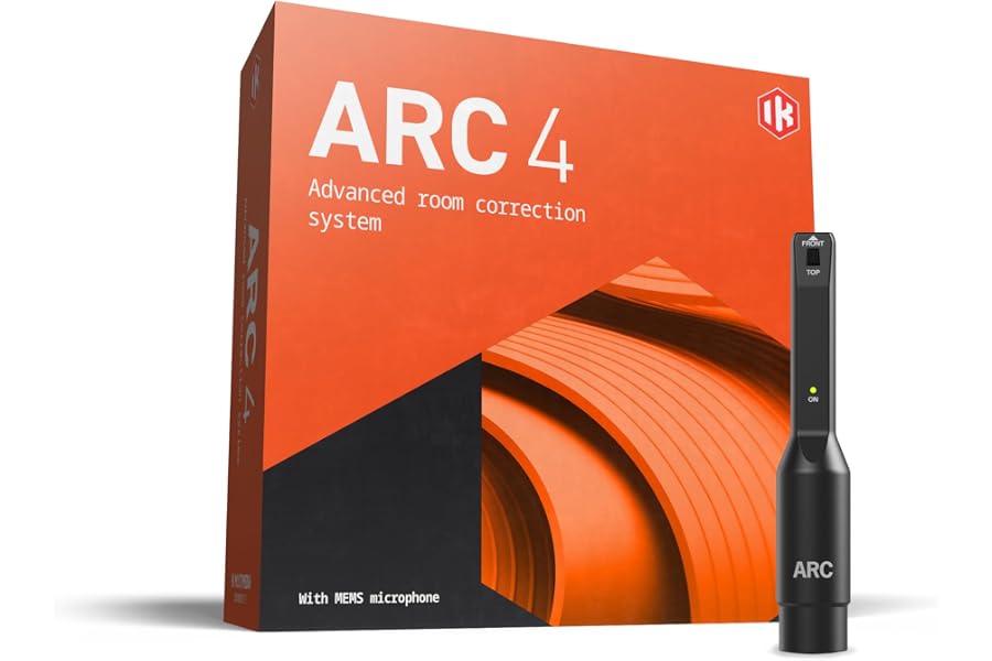IK Multimedia ARC 4. Advanced Room Correction Software Plug-in and Measurement Microphone