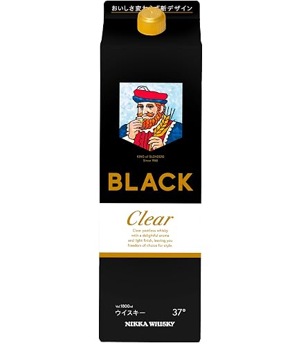 Amazon.co.jp: ニッカ ブラック ニッカ クリア 37度 4000ml 4L ニッカ