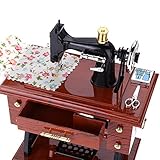 Eremi（TM）クリエイティブヴィンテージミニミシンスタイルメカニカルオルゴール誕生日ギフト家庭用品