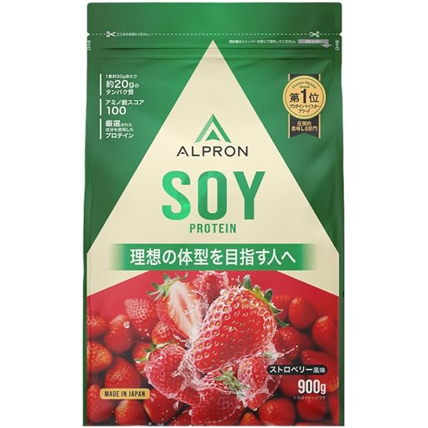 Amazon | アルプロン (ALPRON SLIM) ソイ プロテイン SOY 黒蜜きな粉