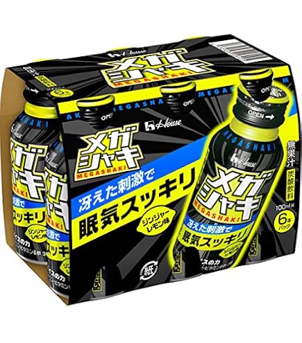 Amazon.co.jp: 【まとめ買い】ハウス メガシャキ 100mlボトル缶 × 2本