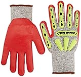 West Chester 713SNTPRG/L R2 FLX Protection Gloves, Large, Red [並行輸入品]