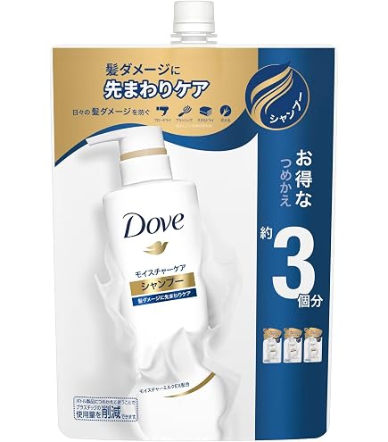 Amazon | Dove ダヴ モイスチャーケア シャンプー つめかえ用 700g