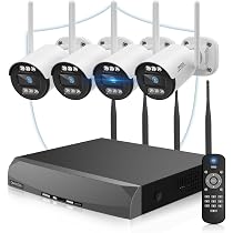 Amazon.co.jp: OHWOAI 防犯カメラ ワイヤレス 屋外 4台セット 300万