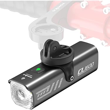 Amazon | TOWILD CL1600 自転車 ライト 1600ルーメン 大容量5000mAh