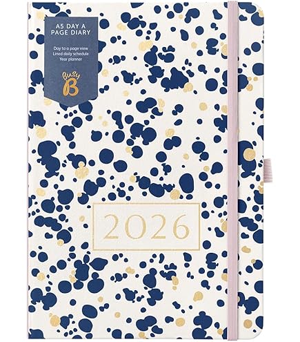 Busy B A6 Day A Page Undated Planner Diary – Compact Design With Great For Using When Required Daily Schedule Timings Notes Pages Day To A Page Layout To Do S Priorities Elastic Closure Band - View #2