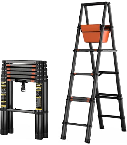 Amazon.co.jp: cxyin-home 脚立 A型はしご キャスター付き 耐荷重150kg