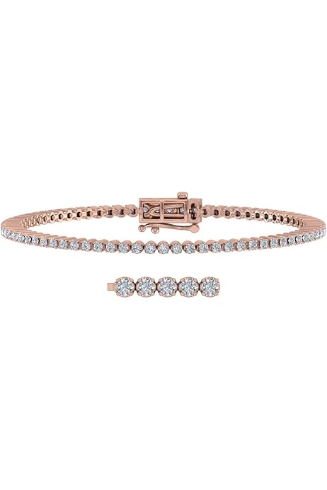 テニスブレスレット 10KWG 刻印 ダイヤモンド0.25ct ダイヤモンド ブレスレット プラチナ 10カラット テニス