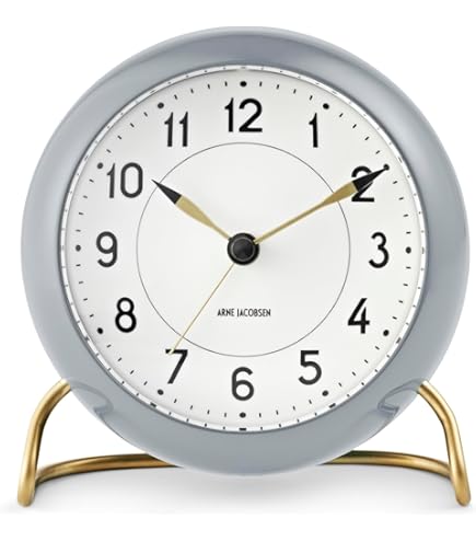 ARNE JACOBSEN アラーム付き置時計11cm北欧デザイン Amazon.co.jp: ARNE JACOBSEN 置き時計 目覚まし時計 11cm 北欧