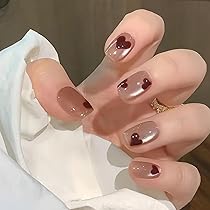 Amazon | ネイルチップ ショート ミディアム 24枚入 ネイル チップ