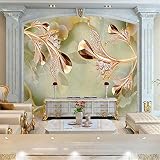 Sproud 大規模なカスタムの壁画 3D Calla Lily 宝石 Tv 背景 Papel De Parede Quarto Para 400 Cmx 280 Cm