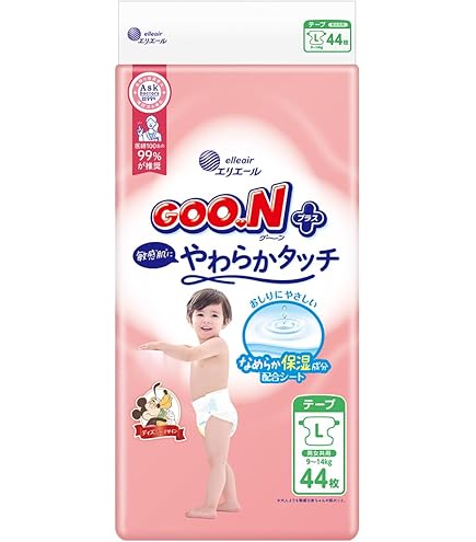 Amazon.co.jp: 【パンツ Lサイズ】グーンプラス やわらかタッチ おむつ