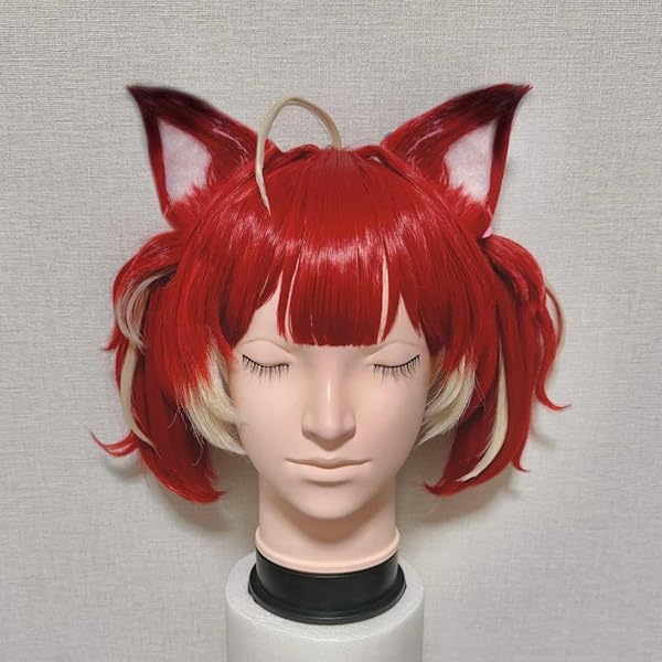 Amazon.co.jp: [fenglei] 赤見かるび 新衣装 コスプレ衣装 +尾 +