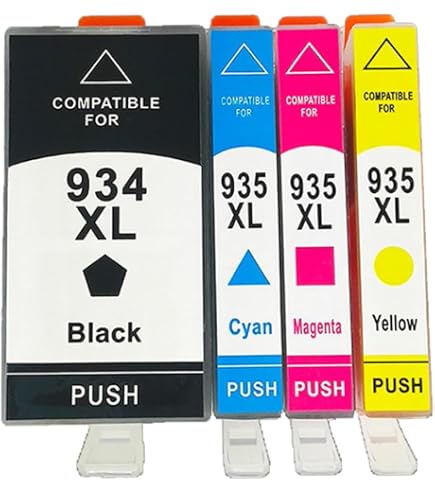 Amazon.co.jp: HP 934 935 HP 934XL 935XL 4コンボパック (ブラック×1