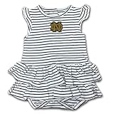 Notre Dameストライプ' nフリルスカートボディスーツ