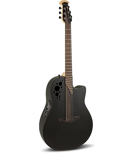 Amazon | Ovation 1868TX Black エレアコギター エリートTXシリーズ