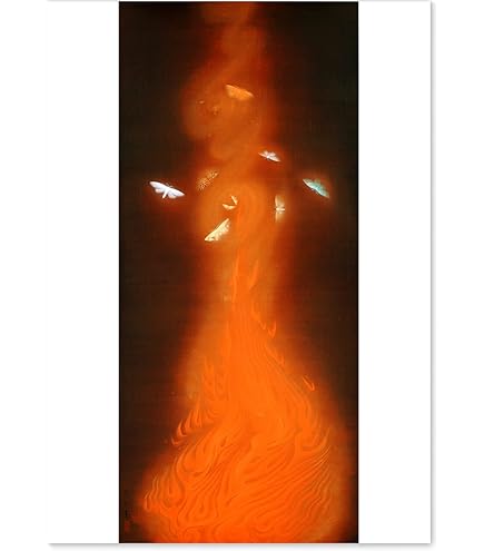 Amazon.co.jp: 小栗千秋 『旅立』(松尾芭蕉 奥の細道俳画)アート