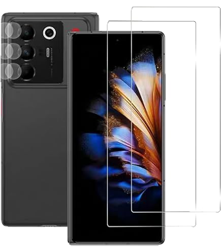 Amazon.co.jp: ZTE Nubia Fold 5G 用 カーボン調 TPU＋レザー