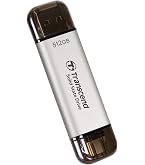 トランセンドジャパン ポータブルSSD 256GB 1050MB/s Type-A/C