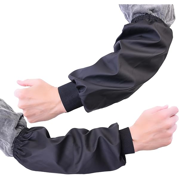 Amazon.co.jp: [aninako] 腕カバー 作業用 黒+コーヒー 2ペア 防水