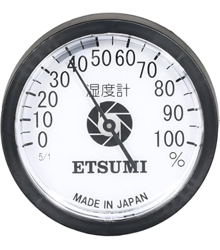 のべのべ Amazon.co.jp: シンワ測定 湿度計 T-3 丸型 6.5cm 72668 : ホーム