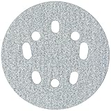 Norton 3X High Performance Hook and Sand Paper Disc with 5 and 8 Universal Vac Hole, Ceramic Alumina