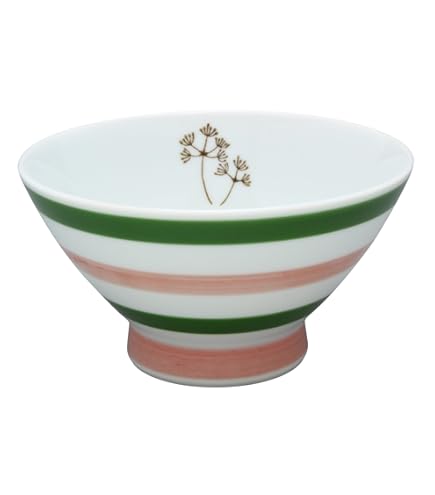 Amazon｜波佐見焼 くらわんか碗 大 二色ライン 黒 504678｜飯碗