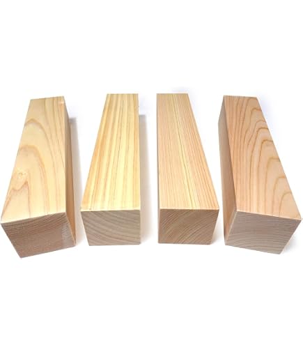 檜　角材　7.5x7.5 3m 4本 Amazon | 川島材木店 桧角材 7.5cmx7.5cmx25cm 4個セット | 角材