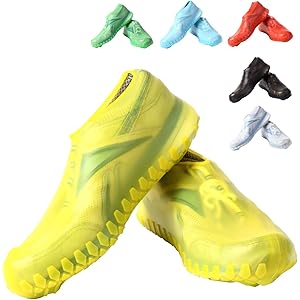 [ALEC] シューズカバー シリコン製 泥除け [選べる6色カラー3サイズ] 完全防水 雨 雪 男女兼用 レディース メンズ こども