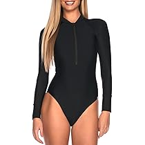 Amazon | [RELLECIGA] レディース ブラック 水着 ワンピース