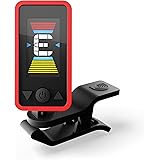 D'Addario ダダリオ クリップチューナー クロマチックタイプ Eclipse Tuner フルカラーディスプレイ Red PW-CT-17RD 【国内正規品】