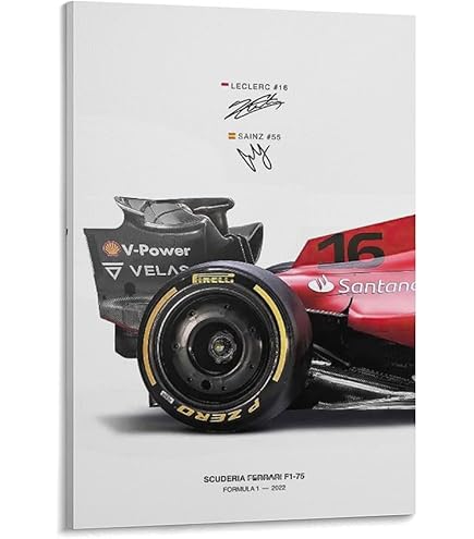 Amazon.co.jp: フェラーリポスター フォーミュラ1カーF1ポスター