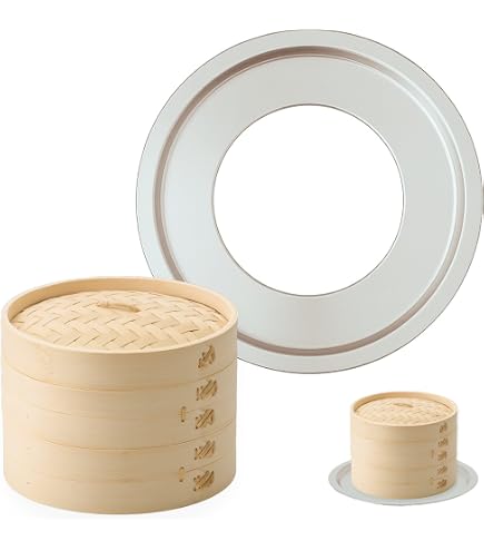 Amazon｜EBM ステンレス ミニ中華セイロ 本体 13cm｜蒸し器・せいろ