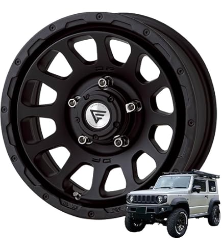 Amazon.co.jp: 【ジムニー】DELTA FORCE OVAL 16×5.5J 5/139.7 +20