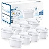 Oueemla カートリッジ 浄水ポット用 ブリタ 交換用 【マクストラ BRITA MAXTRA 】 浄水器用 フィルターカートリッジ 高除去 日本仕様 8個セット