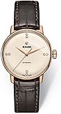 RADO Coupole Classic R22865765 Women's Wristwatch, Dial Color - Gold, Watch Automatic Movement, 8 Point Diamond